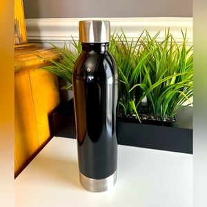 DAVID’S Tea black stainless steel bottle water tea 16oz leakproof reusable